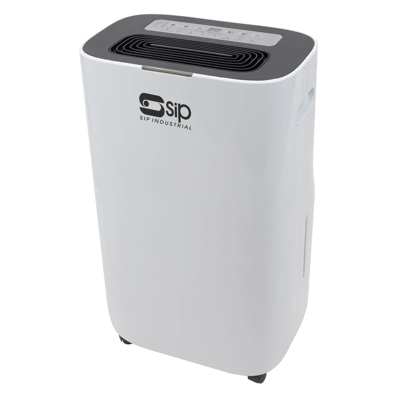 SIP 20L Dehumidifier for Home & Office, Portable Moisture Collector, Dry Clothes, Air Clean, Defrost, Target Humidity