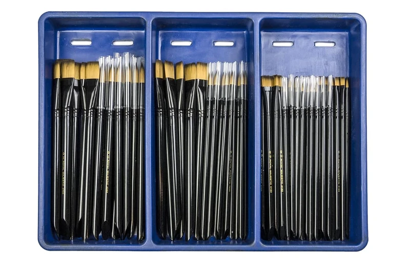 Royal & Langnickel 72 PC. Majestic RND & Flat Box