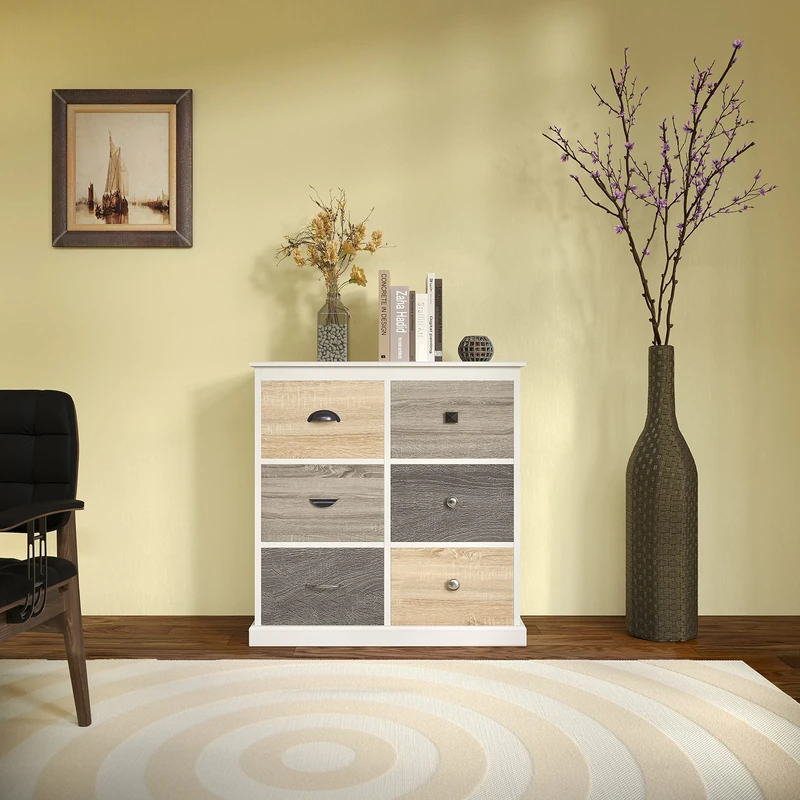 DHP Furniture Mercer Storage Cabinet, White