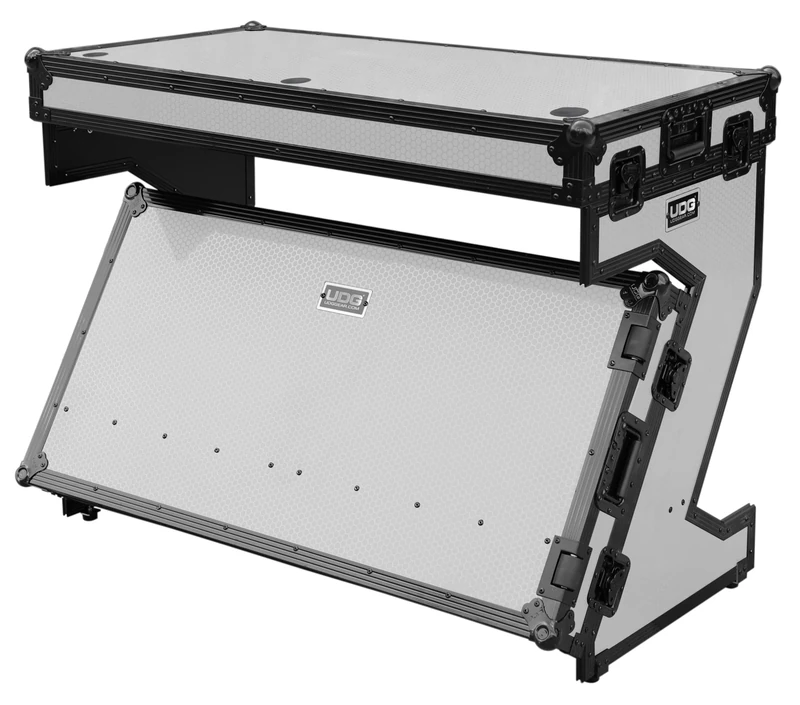 UDG FlightCase Portable Z-Style DJ Table (White)