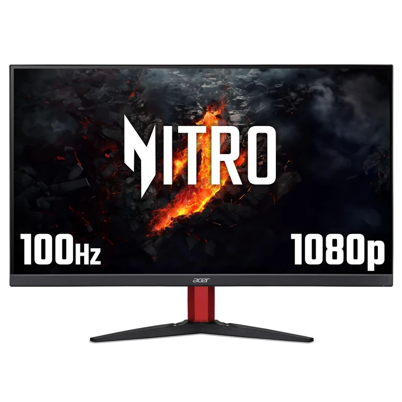 acer Nitro KG272 E 27-inch Gaming Monitor - IPS Panel, 1920 x 1080, 4ms, 100Hz, FreeSync, HDMI, VGA