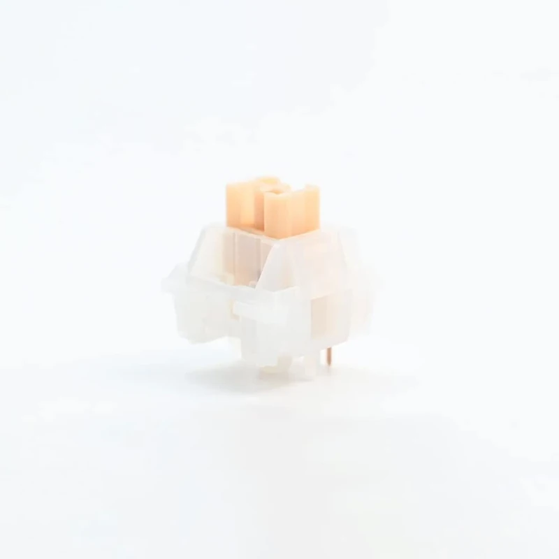 DucKey Outemu Jade Switch, Linear/Clicky/Silent Tactile Lubed RGB 5Pin MX Switch For Mechanical Keyboard (Color : Silent Yellow Jade, Size : 110Pcs)