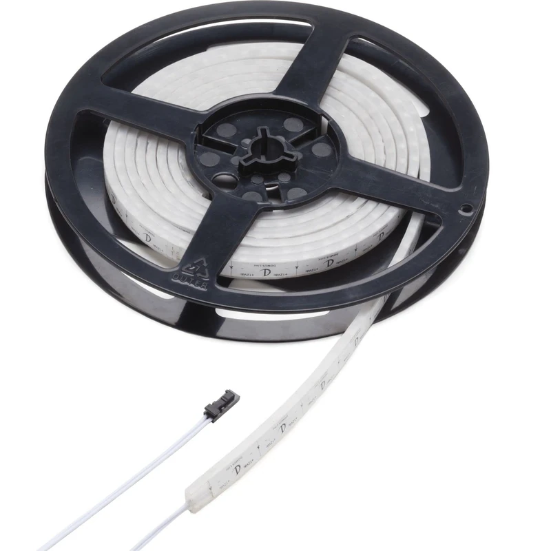 Domus LINE Flexyled SEH4 LED Strip with Silicone Coating Milky LED Strip Without Light Spots, Separable and Flexible LED Strip in 3000 K Warm White 12 V, 1000 mm - Image 1