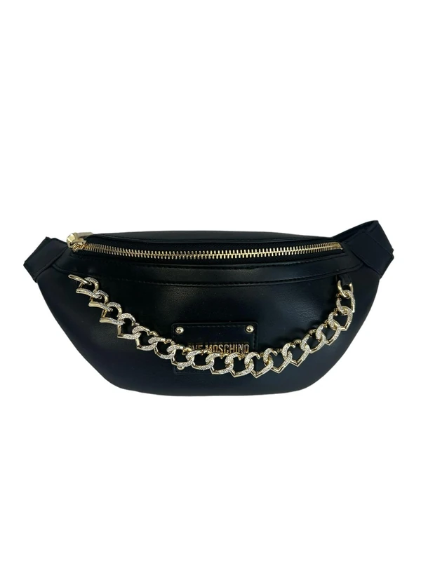 Love Moschino Women's JC4123PP1I, Fanny Pack, Black