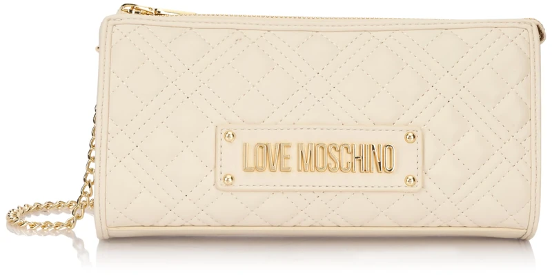 Love Moschino Women's jc4011pp1i Shoulder Bag, White, 24X12X4