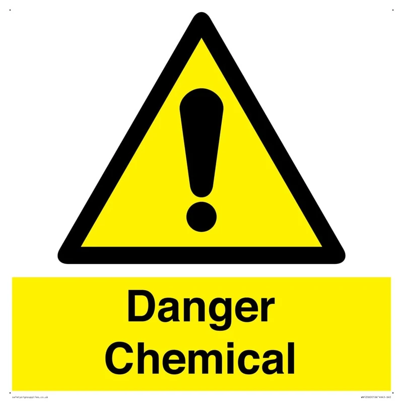 Danger Chemical Sign - 400x400mm - S40 - Image 1