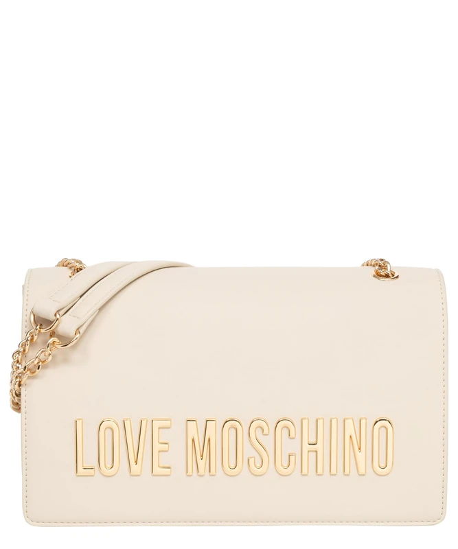 Love Moschino Borsa Donna Love a Spalla - Nero/Avorio
