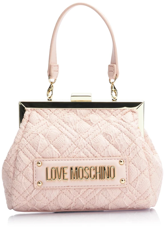 Love Moschino Women's jc4021pp1i BORSA A MANO, pink, 17X15X7