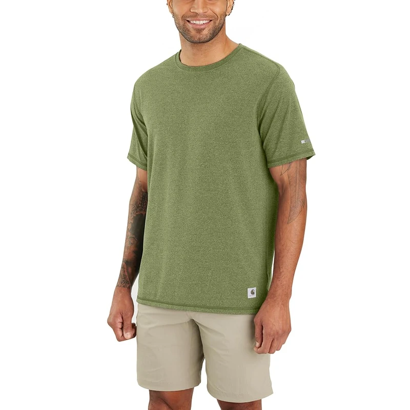Carhartt Carhartt Lwd Relaxed Fit Short Sleeve T-shirt Men Green S - Image 1