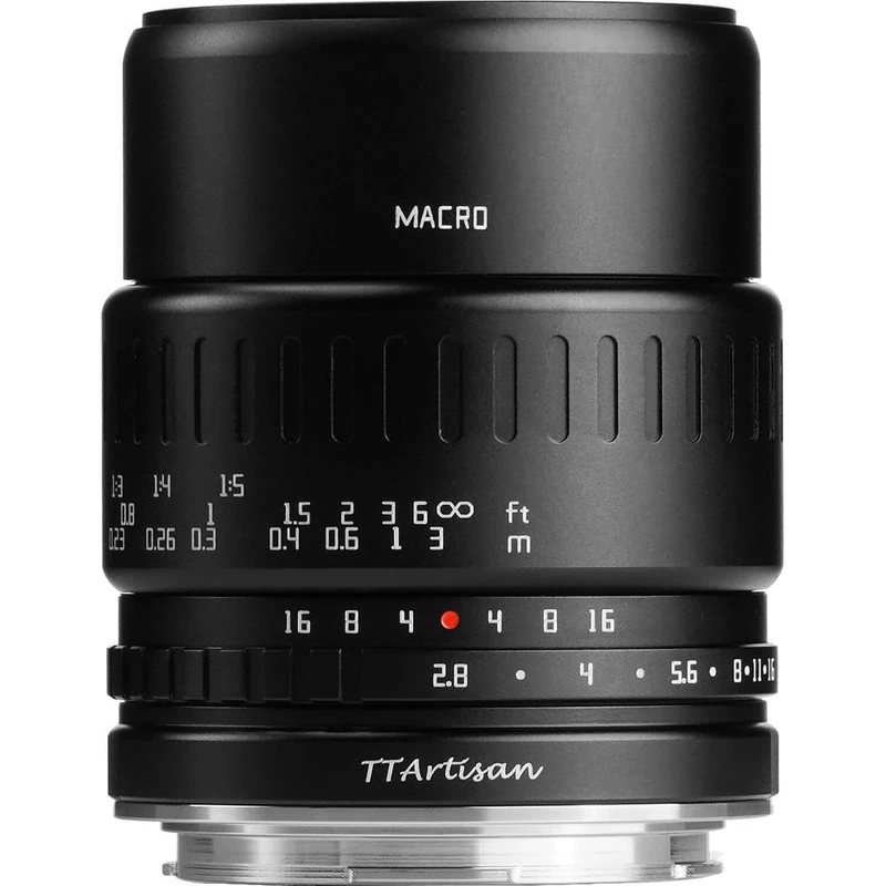 TTArtisan 40mm F/2.8 Metal Bodied Lens Compatible with APS-C L Mount (Macro) - Black