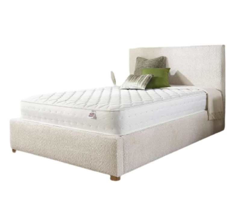 "Aspire Beds Diamond Hybrid + Sprung & Eco Foam Medium Firmness Supreme Economy Mattress, 6 Comfort Layers Design, Antibacterial, Temperature Regulating, Double (4ft6 x 6ft3)"