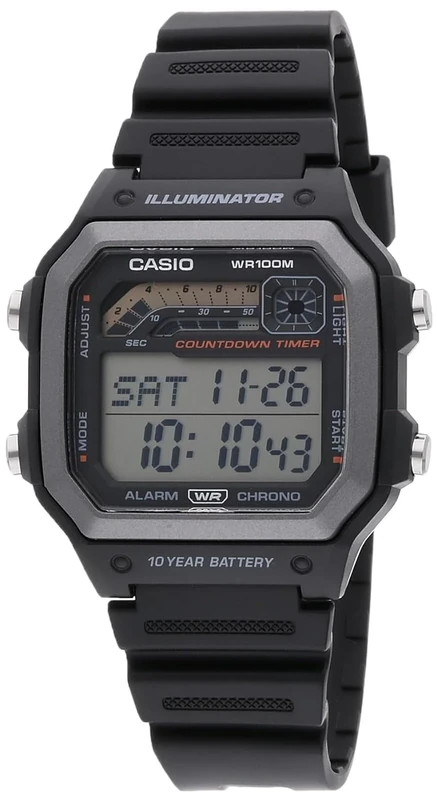 Casio Men Analog-Digital Quartz Watch WS1600H-1AV