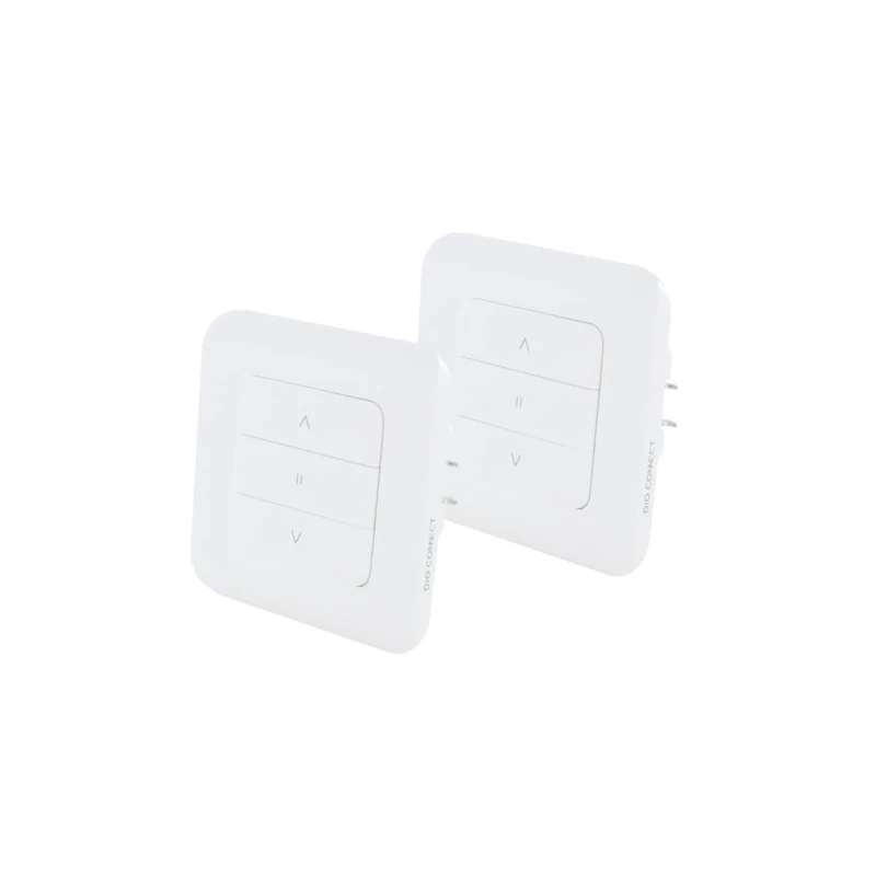 DiO Connected Home Set of 2 Roller Blind Switch-DiO Connect, White, One Size