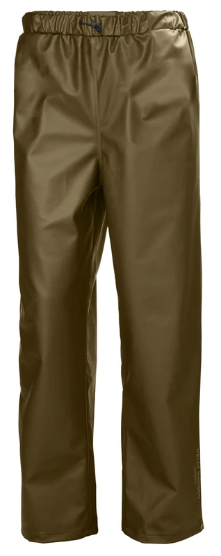 Helly Hansen Workwear Men's Gale Waterproof Rain Trousers, Olive, XL