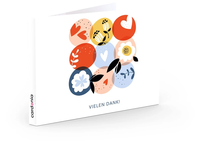 TechniSat Cardonia – Design: Thank You – Individually Playable Video Greeting Card with 7 Inch Display, Sturdy Cardboard Paper, Soft Buttons, Integrated Battery - Image 1