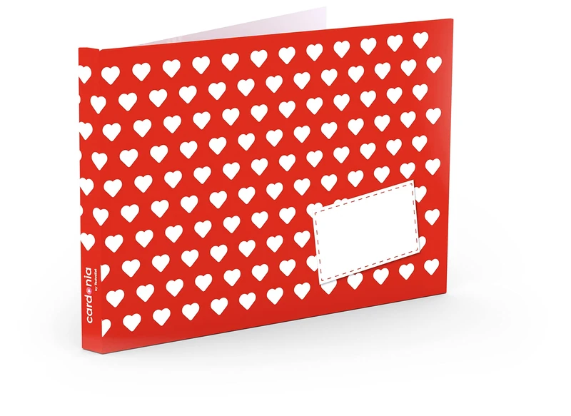 TechniSat Cardonia Heart Design - Individually Playable Video Greeting Card with 7 Inch Display, Sturdy Cardboard Paper, Soft Buttons, Integrated Battery