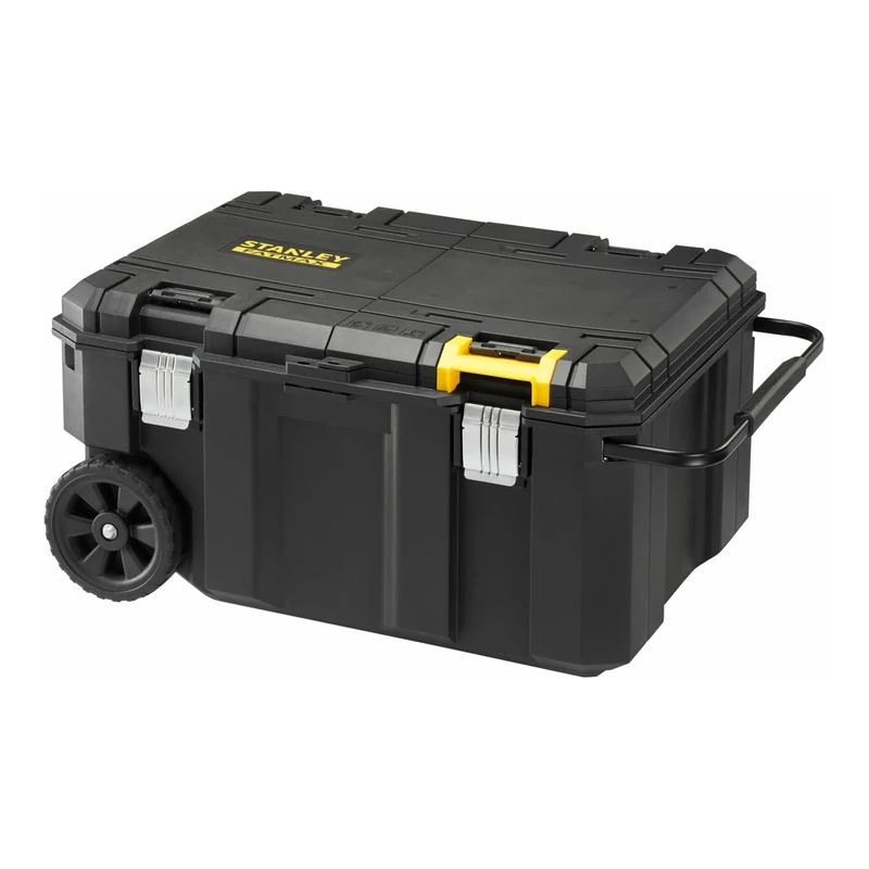 STANLEY FatMax® PRO-STACK™ Quick Access Job Chest designed for storing large power tools and features a quick access lid, which enables half of the job chest to be opened to access tools.