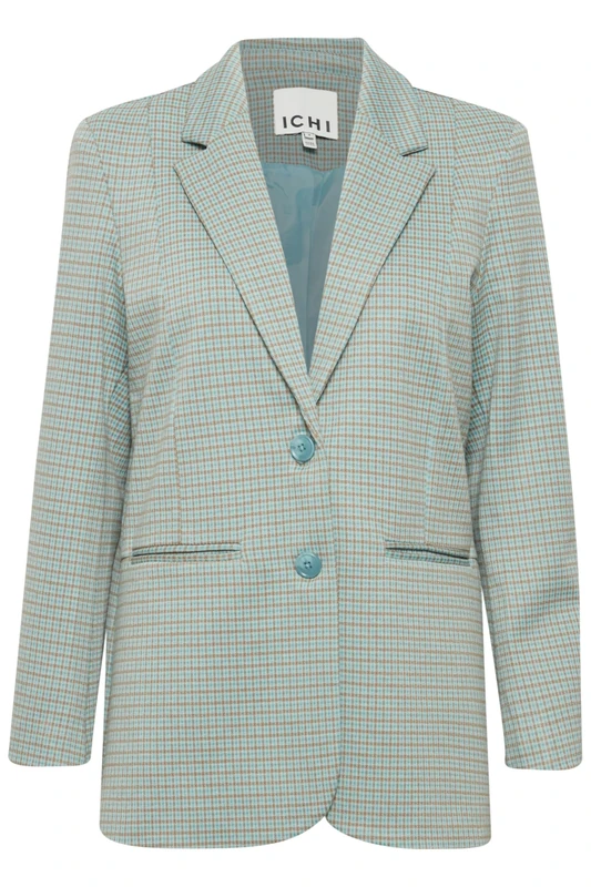 ICHI Women's Ihkate Cameleon Oversize Bl Business Casual Blazer, Ether (144506), XL