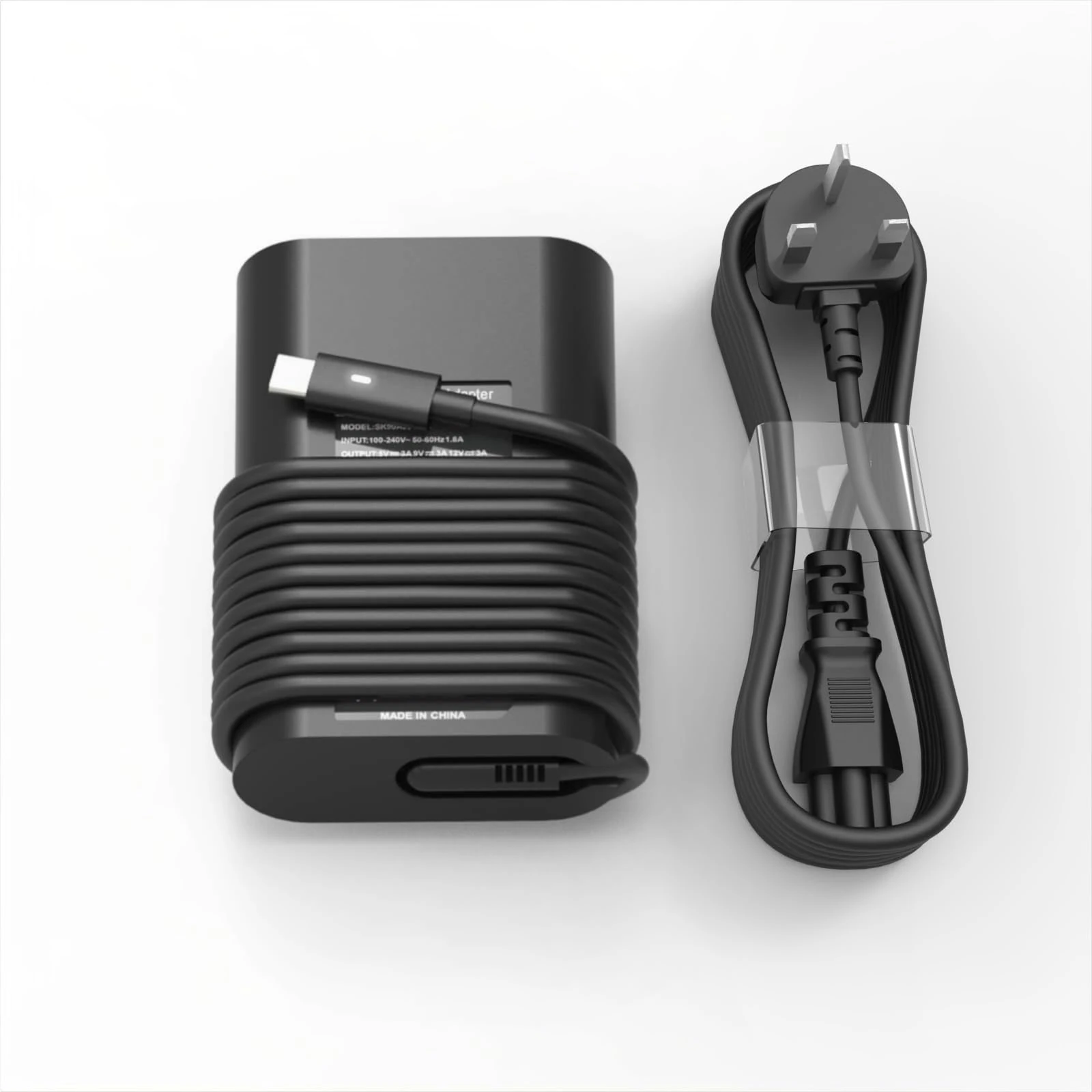 Riabwwox 65W Type C USB C Laptop Charger Compatible With Dell Latitude 5420 5520 7420 5540 3540 E5430 5430 5290 5440 5320 5285 5530 7410 7320 7430 7440 7340 7530 7390 7520,XPS 13 9350 9360,Chromebook