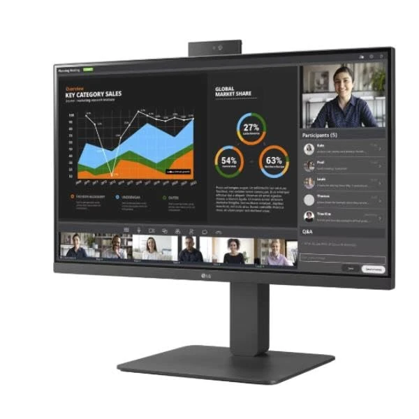 LG 24BR750C-C 24\" LED Monitor - Full HD 1920x1080, 4:3 Aspect