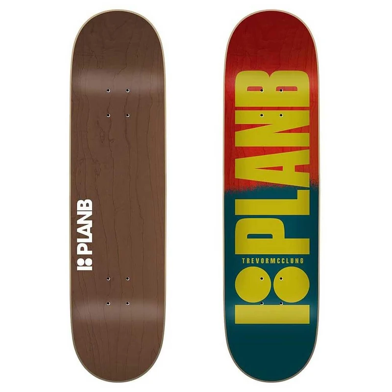 Jart Half Dip Mcclung 8.25"x31.77" Plan B Deck Skateboard, Adults Unisex, Multicoloured (Multicoloured), One Size