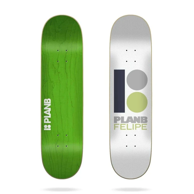 Jart Metal Honeycomb Gustavo 8.375"x31.125" Plan B Deck Skateboard, Adults Unisex, Multicoloured (Multicoloured), One Size