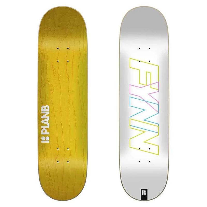 Jart Overlaps Fynn 8.25"x31.77" Plan B Deck Skateboard, Adults Unisex, Multicoloured (Multicoloured), One Size