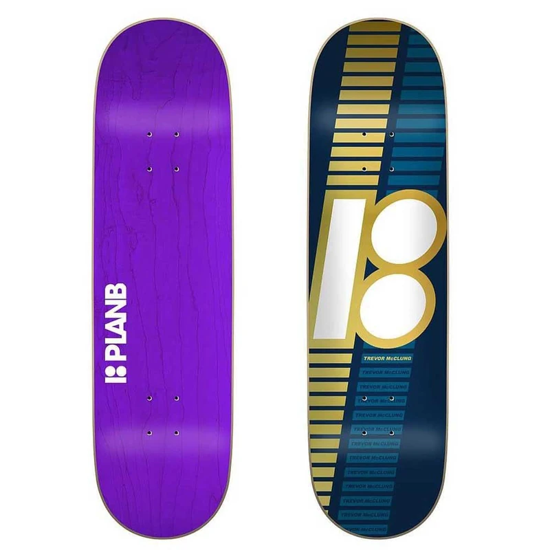 Jart League Mcclung 8.625"x32.125" Plan B Deck Skateboard, Adults Unisex, Multicoloured (Multicoloured), One Size