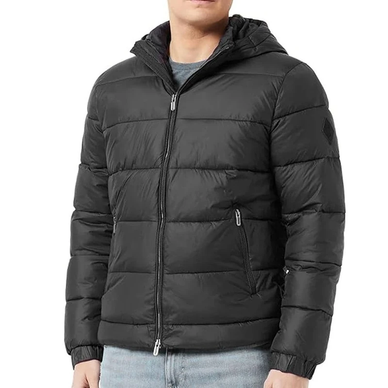 Teddy Smith Men's B-Lesli Jacket, Charcoal, XXL
