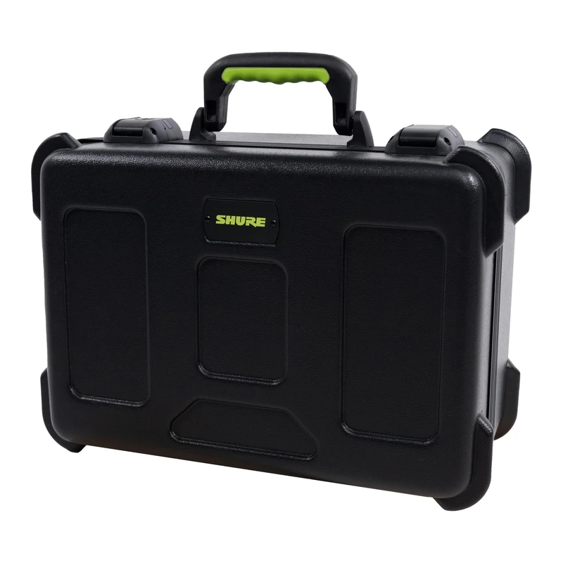 Shure by Gator Hardase with TSA-approved latches for (7) wirelss microphones, black (SH-MICCASEW07)