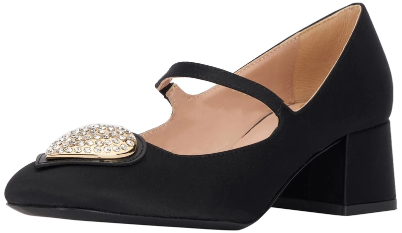 Love Moschino Women's ja10265g1i Decollete Heel, Black, 5.5 UK