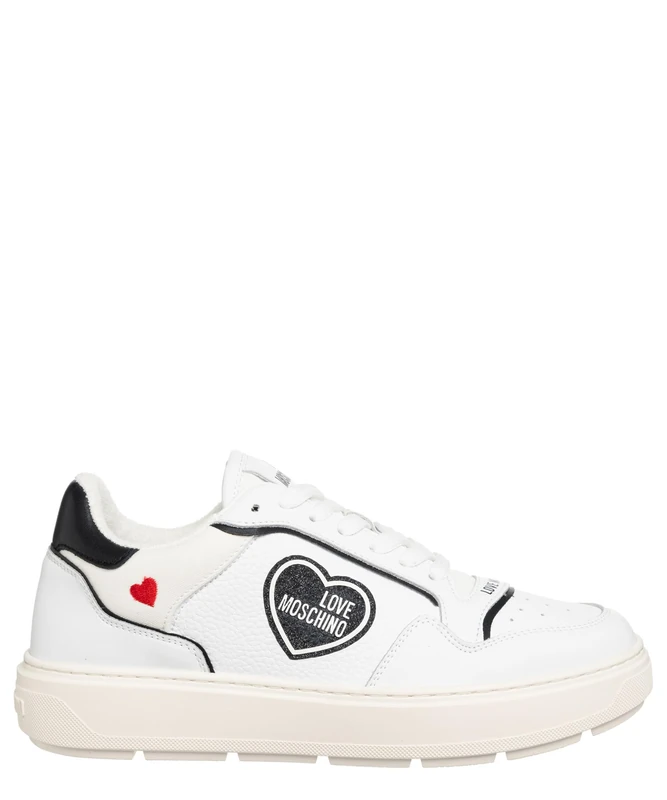 Love Moschino Women Bold Love Sneakers White - Black 4 UK - Image 1