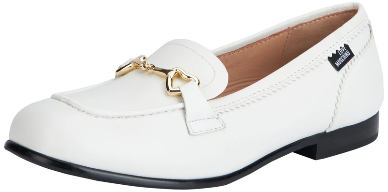 Love Moschino JA10091G1I, Driving Style Loafer, White