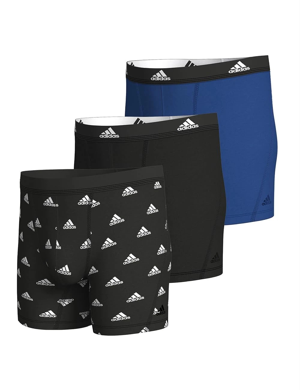 adidas Boxer Brief (3 Pack) - Active Flex Cotton - Comfortable Underwear, 913 Multicolor 2, L
