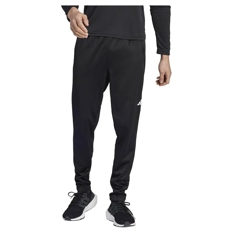adidas Men's Train Essentials Seasonal Woven Training Pants, Black/White, L