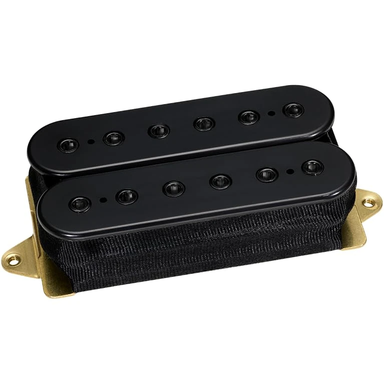 DiMarzio DP 100BK+BK Super Distortion Humbucker Electric Guitar Pickup - Black
