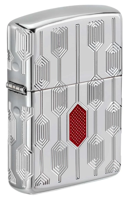 Zippo, Lighter Modern and captivating geometric design, ideal for indoor and outdoor use, easy to maintain, durable and elegant, 167 Stylish Pattern