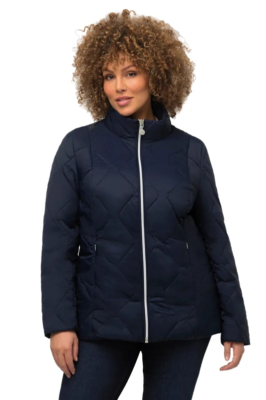 Ulla Popken Women's Hyprar Jacket, navy, 42-44 Große Größen