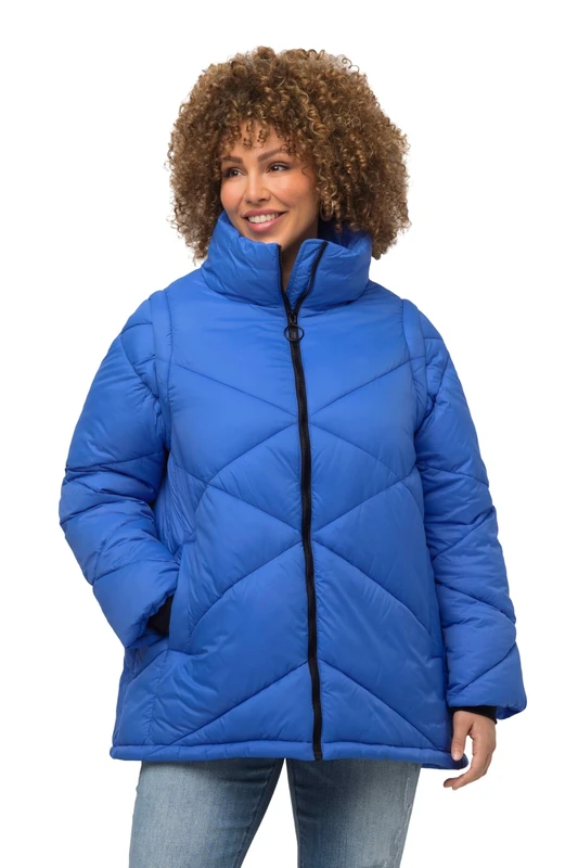 Ulla Popken Women's HYPRAR Jacket, petrolblau,