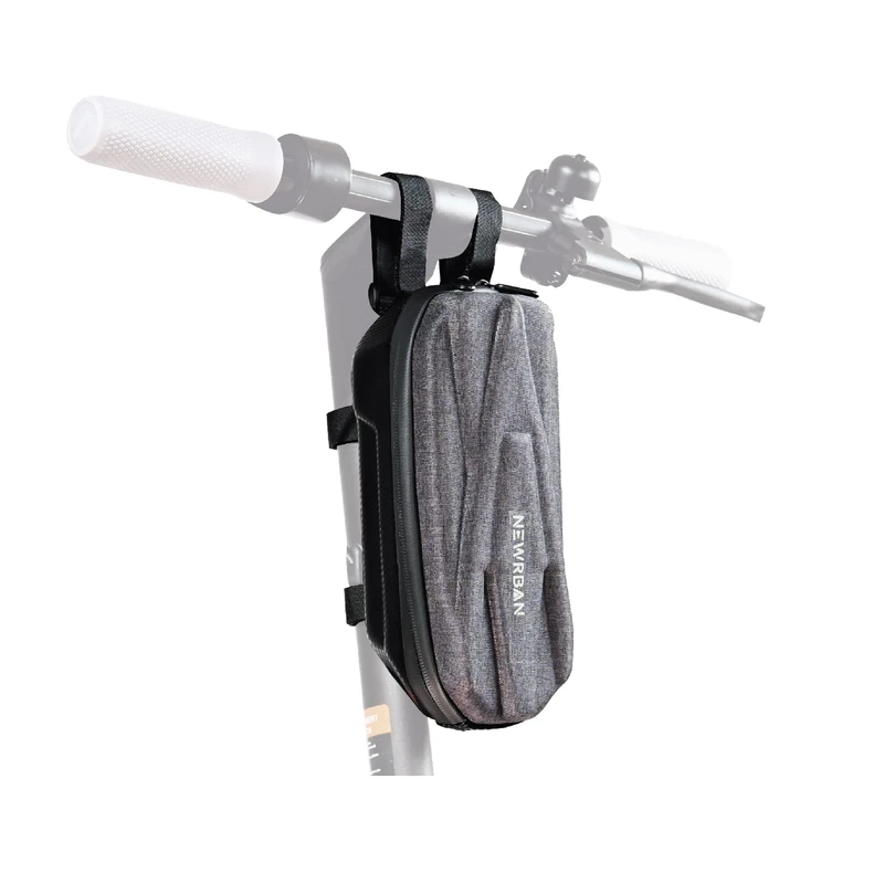NEWRBAN | Storage Bag for Scooter - Equipped with Hard and Large Compartment - Waterproof - Dimensions: 25 x 12 x 11 cm - Black