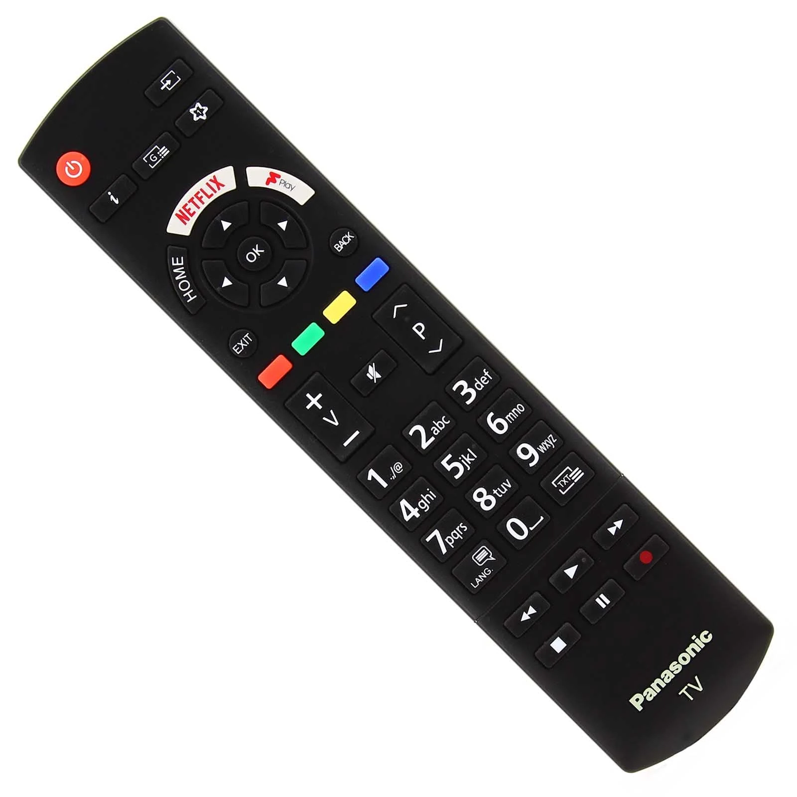 Original RC42129 RC42129M TV Remote Control Compatible For Panasonic 30100900 30103575 4K Ultra HD HDR LED TV TX-24JS350B TX-32JS350B TX-43FX550B TX-49FX555B TX-50HX580B TX-55HX580B TX-65HX580B