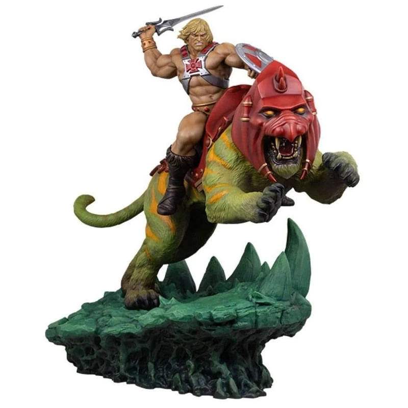 Tweeterhead Masters of The Universe He-Man and Battle Cat Classic Deluxe 59cm - Image 1