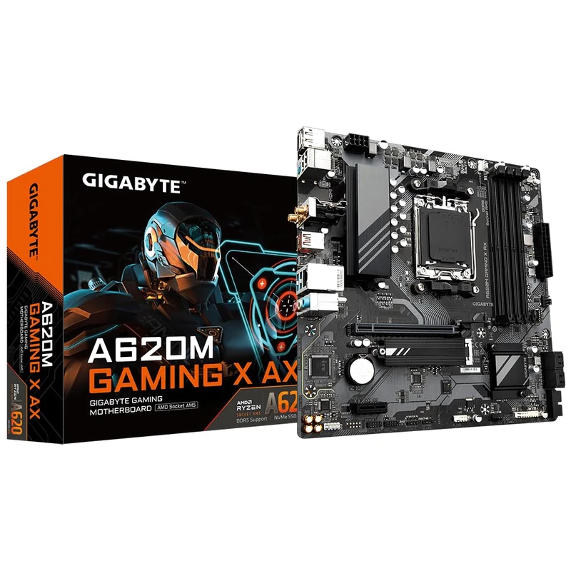 Gigabyte A620M GAMING X AX (Socket AM5/A620/DDR5/S-ATA 6Gb/s/Micro ATX)