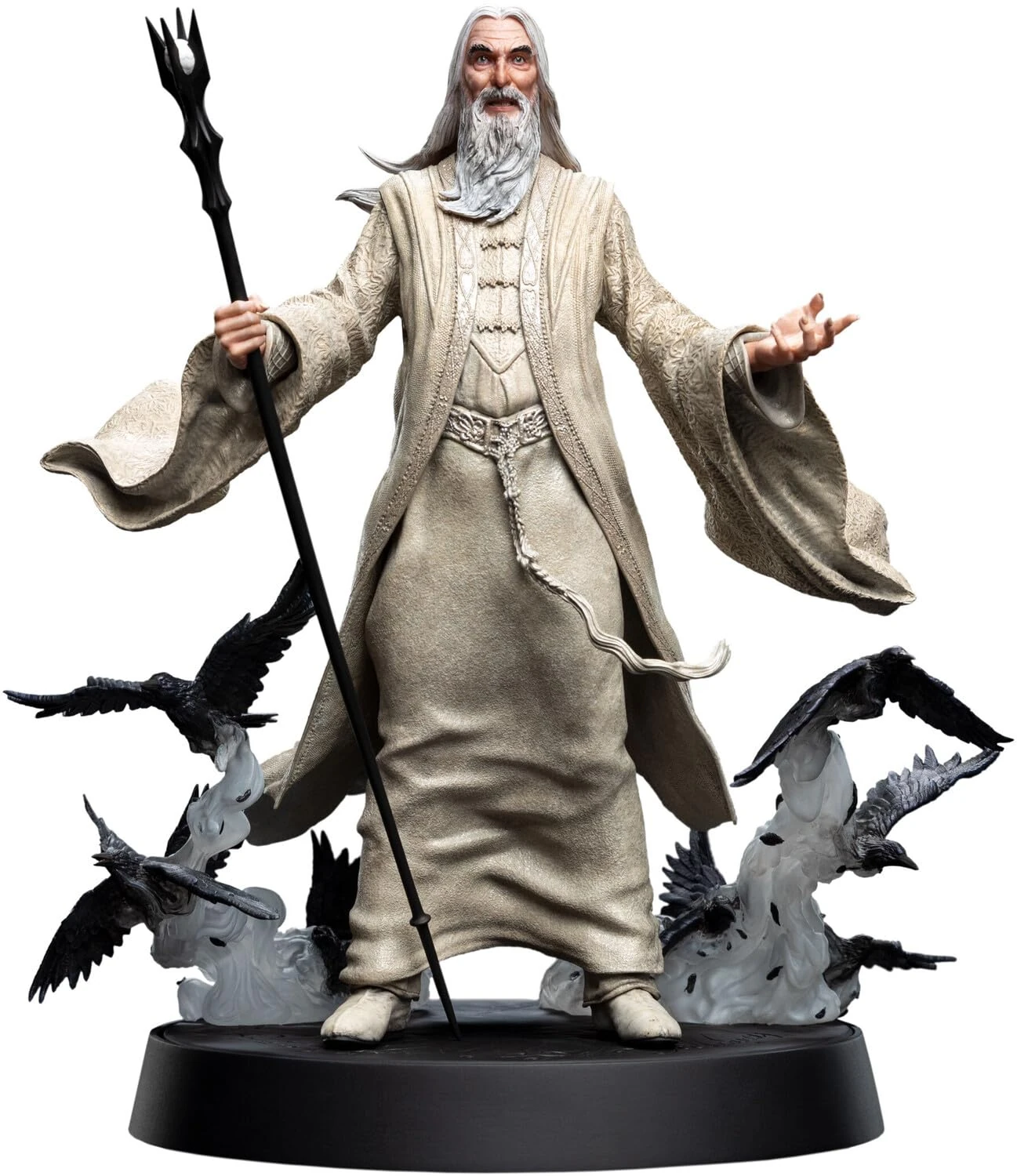 Weta Workshop Lord of the Rings Figures of Fandom PVC Saruman The White Statue 26 cm