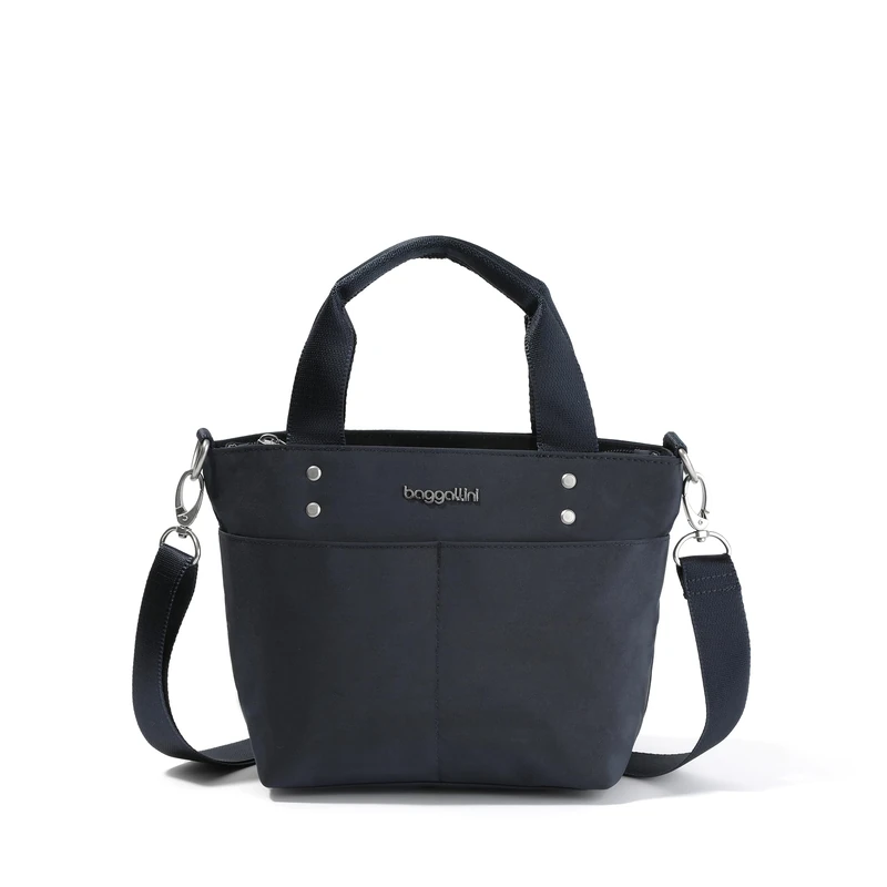 Baggallini Women's Mini Carryall Tote, French Navy, One Size