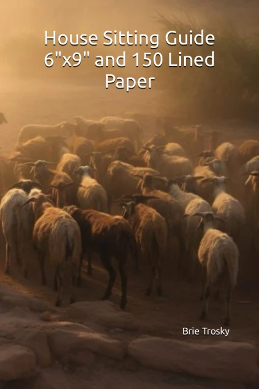 House Sitting Guide 6"x9" and 150 Lined Paper