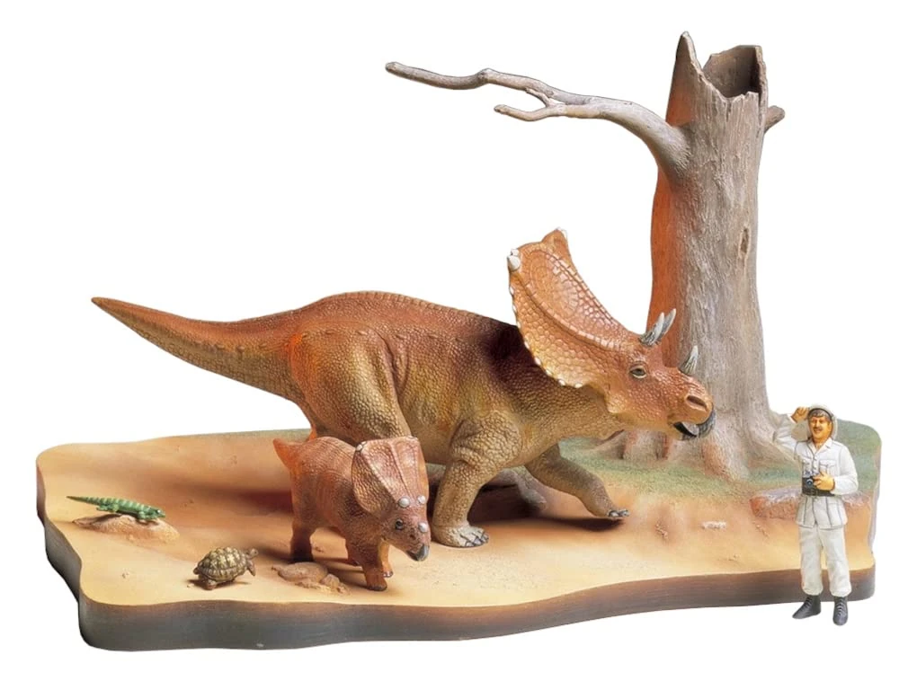 Tamiya 60101 Chasmosaurus Dinosaur Diorama Set Plastic Model Kit