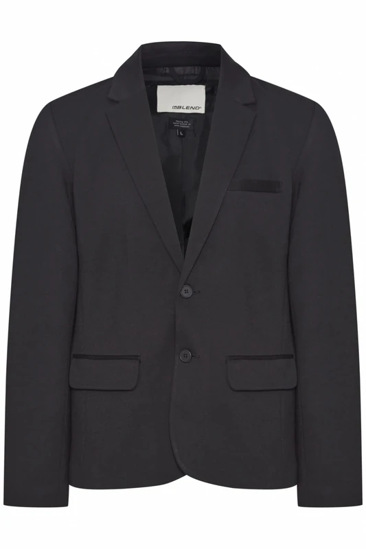Blend Men's Blazer-Plain Colour, 194007/Black, 34R