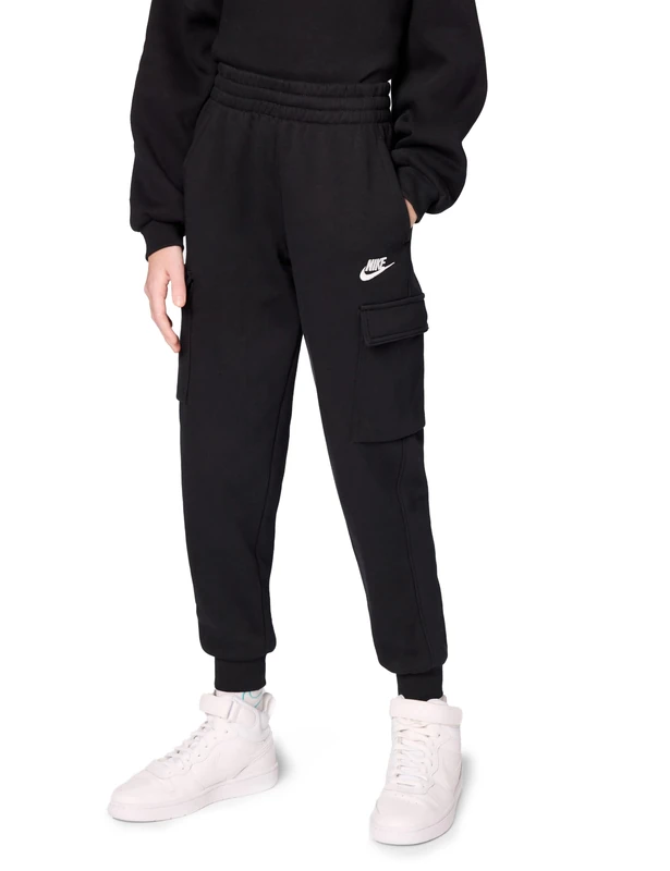 Nike Club Pants Black/Black/White 7 Years