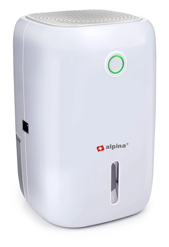 alpina Mini Air Humidifier, Dehumidifier, 330 ml per day, Removable Water Tank, White